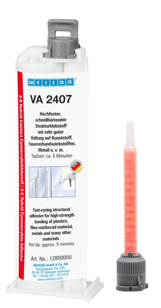 VA 2407 Cyanacrylat-Klebstoff | 2K Cyanacrylat, hohe Spaltüberbrückung