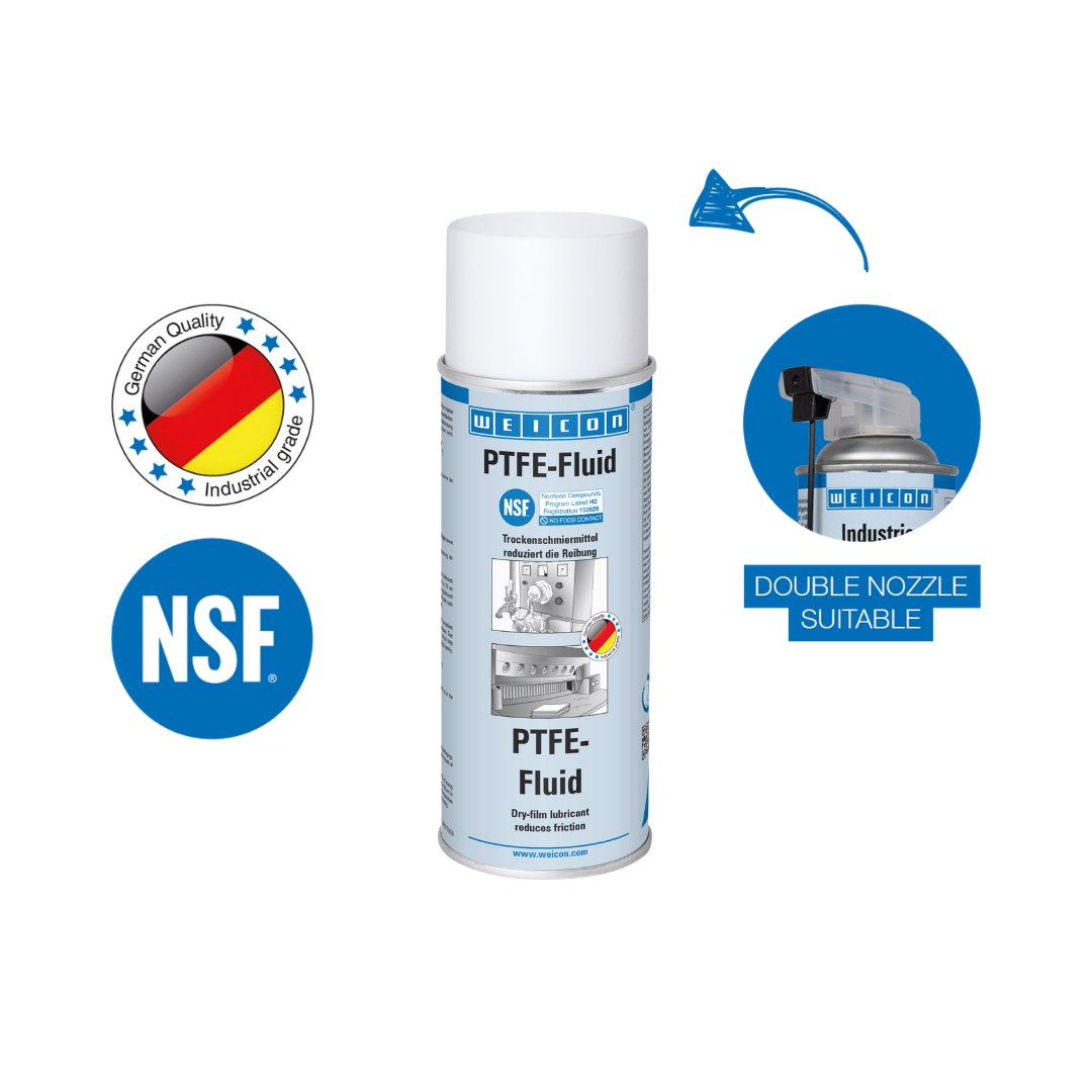 PTFE-Fluid | fettfreies Trockenschmiermittel für den Lebensmittelbereich NSF H2