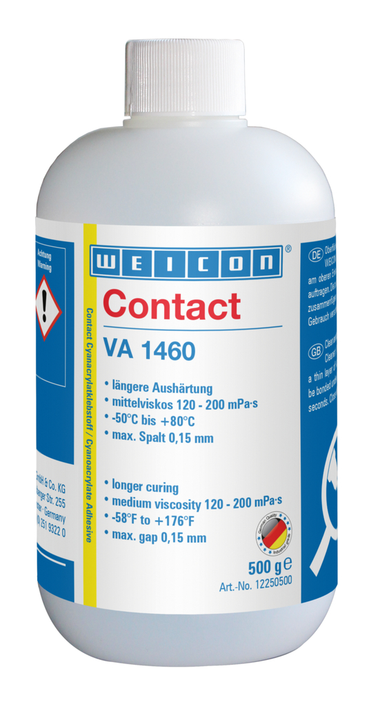 Contact VA 1460 Cyanacrylat-Klebstoff | feuchtigkeitsbeständiger, mittelviskoser Sekundenklebstoff