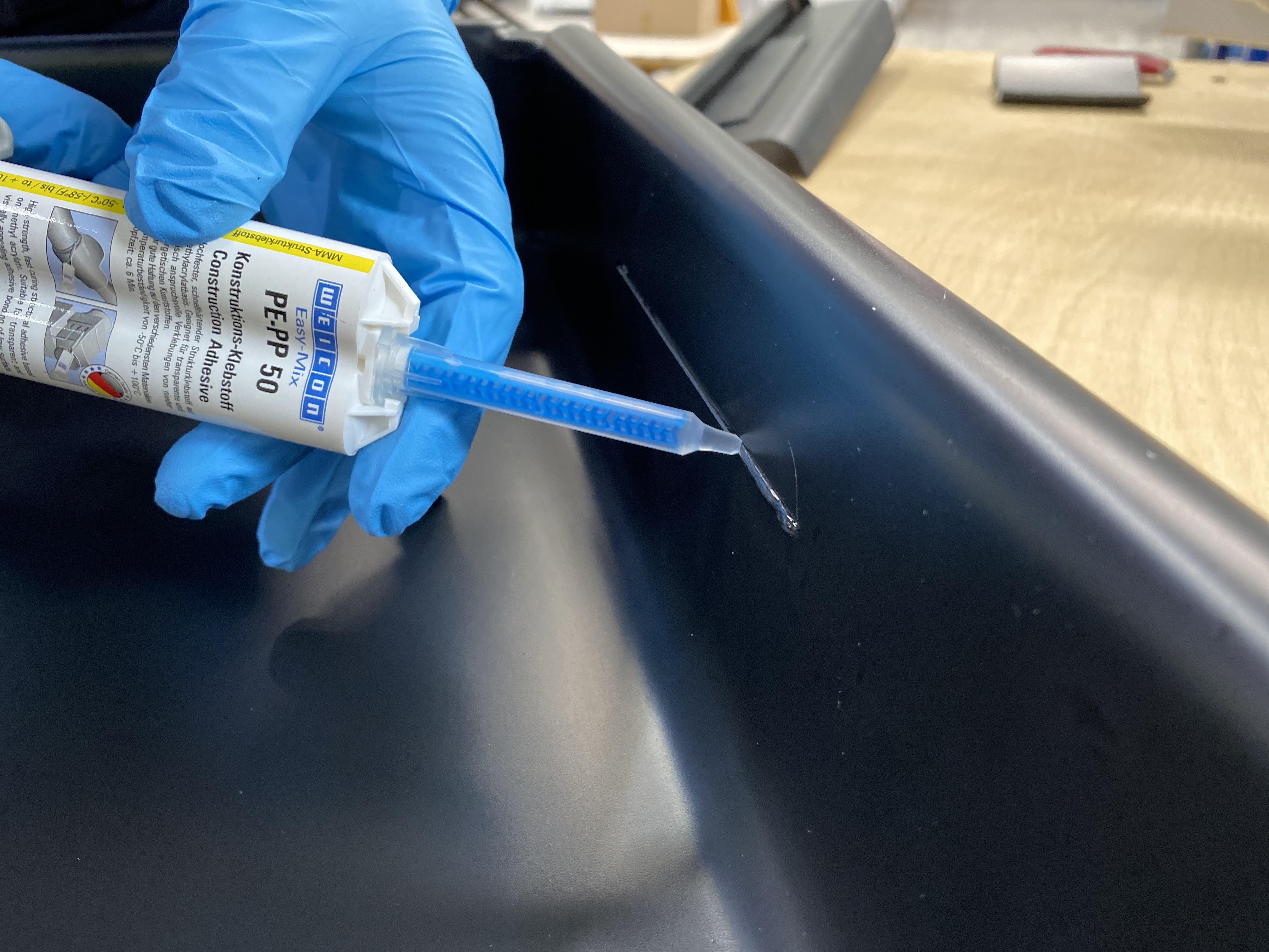 Easy-Mix PE-PP 50 | Kunstruktions-Klebstoff auf Methylacrylatbasis für spezielle Kunststoffe