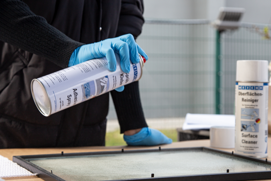 Sprühkleber | sprühbarer Kontaktklebstoff, ideal für Pappe und Papier