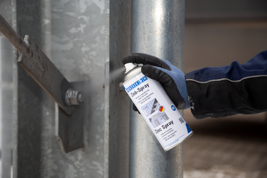 Zink-Spray | kathodischer Korrosionsschutz mit Zulassung für den Lebensmittelbereich