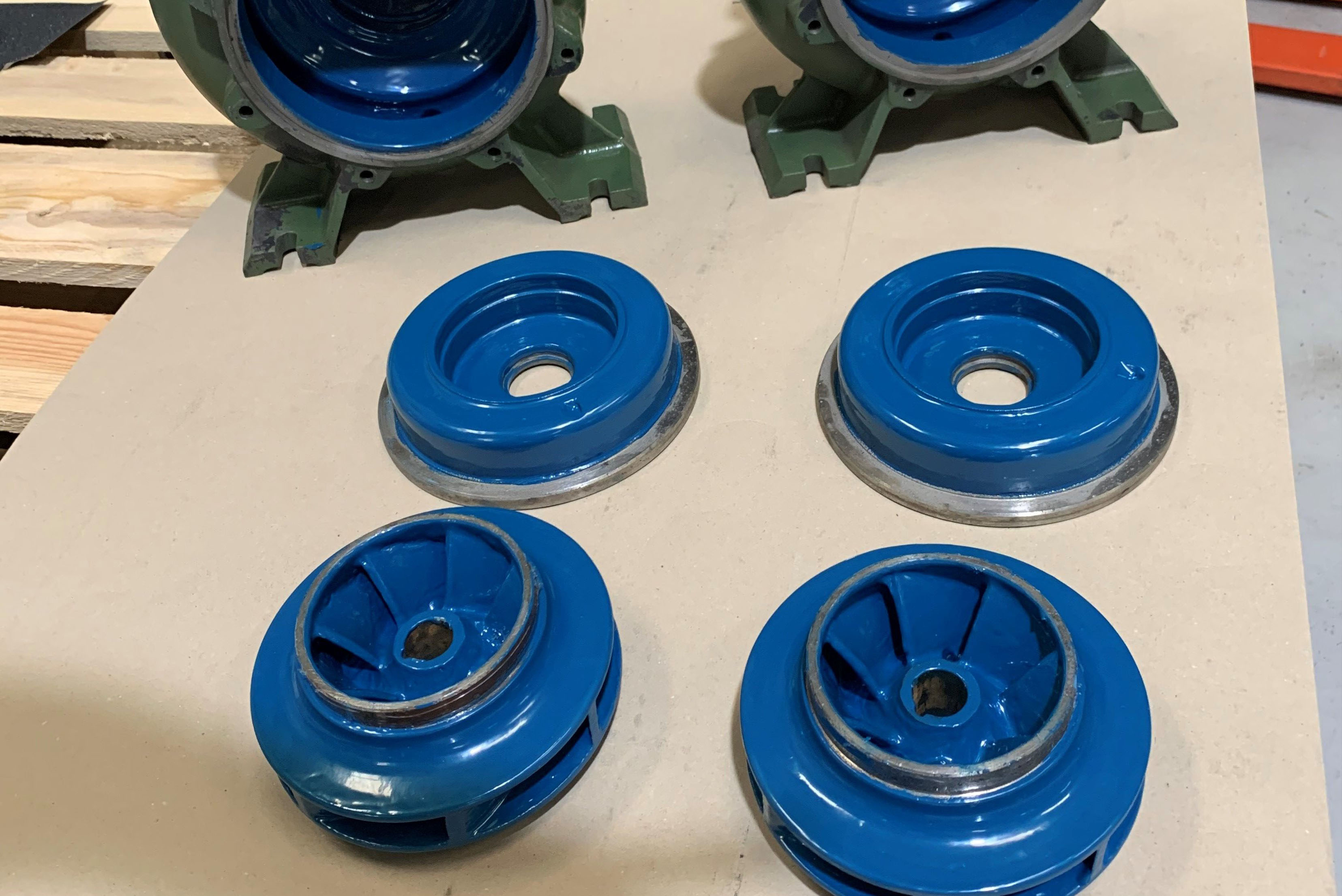 Beschichtete Pumpenteile