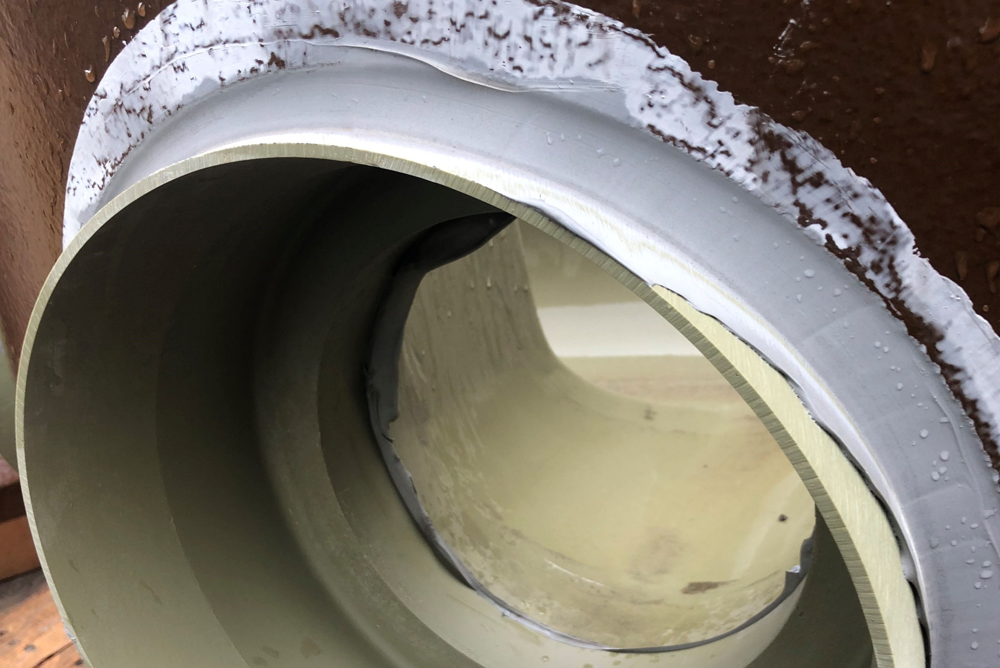 Steinzeugabwasserschacht