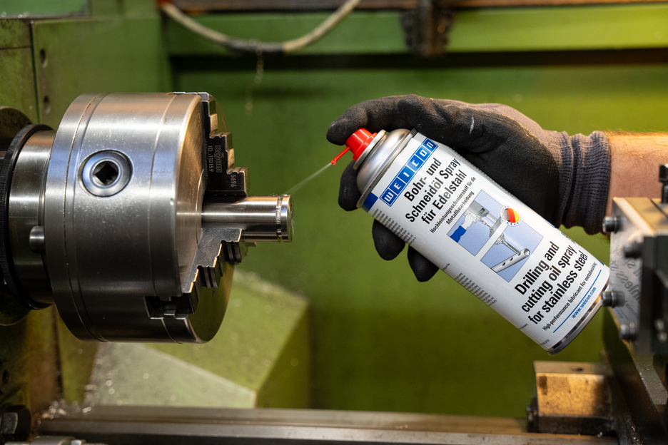 WEICON Bohr- und Schneidöl Spray für Edelstahl