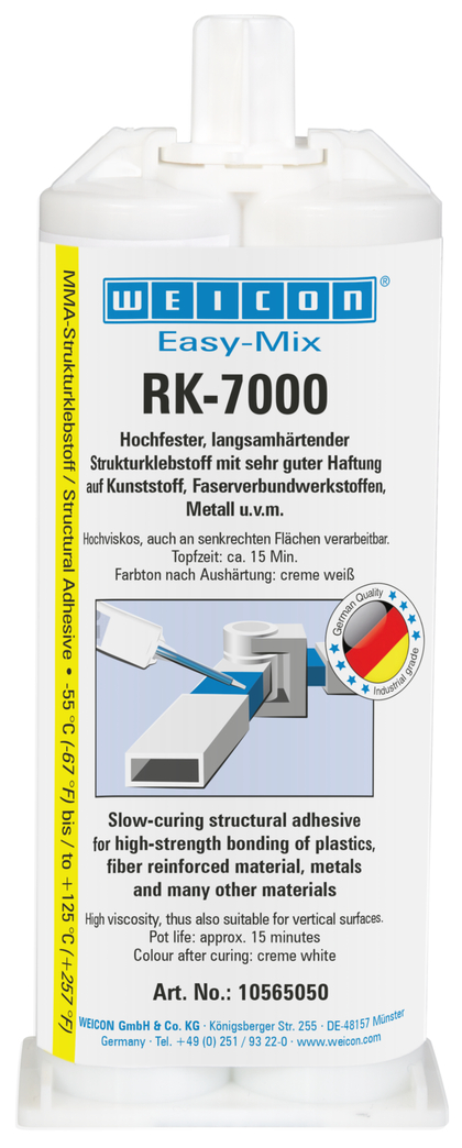 Easy-Mix RK-7000 Acrylat-Strukturklebstoff | langsamhärtender Acrylat-Strukturklebstoff