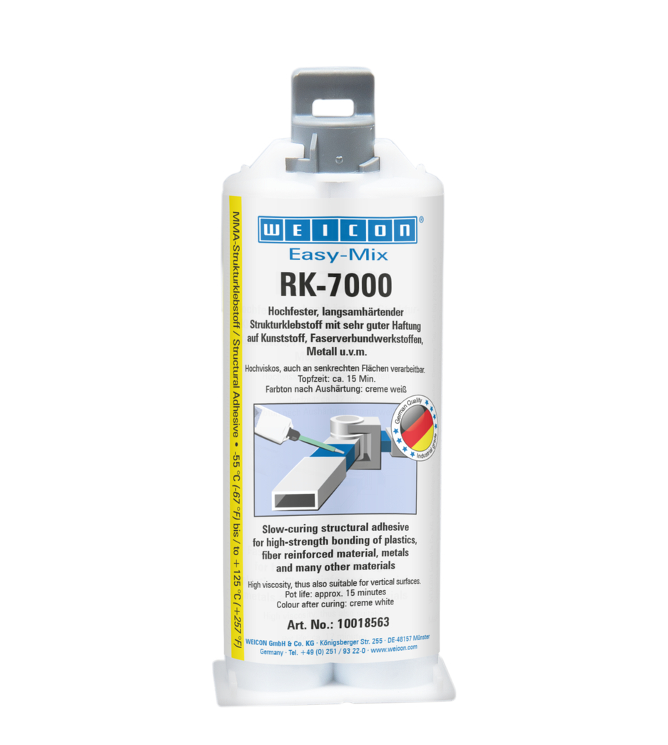 Easy-Mix RK-7000 Acrylat-Strukturklebstoff | langsamhärtender Acrylat-Strukturklebstoff