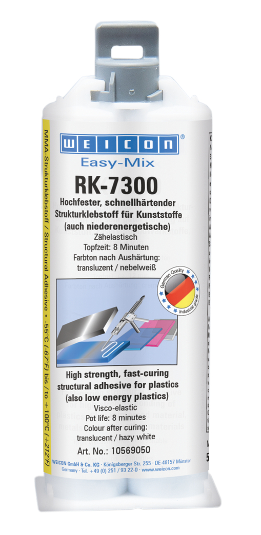 Easy-Mix RK-7300 Acrylat-Strukturklebstoff | Acrylat-Strukturklebstoff für niederenergetische Kunststoffe
