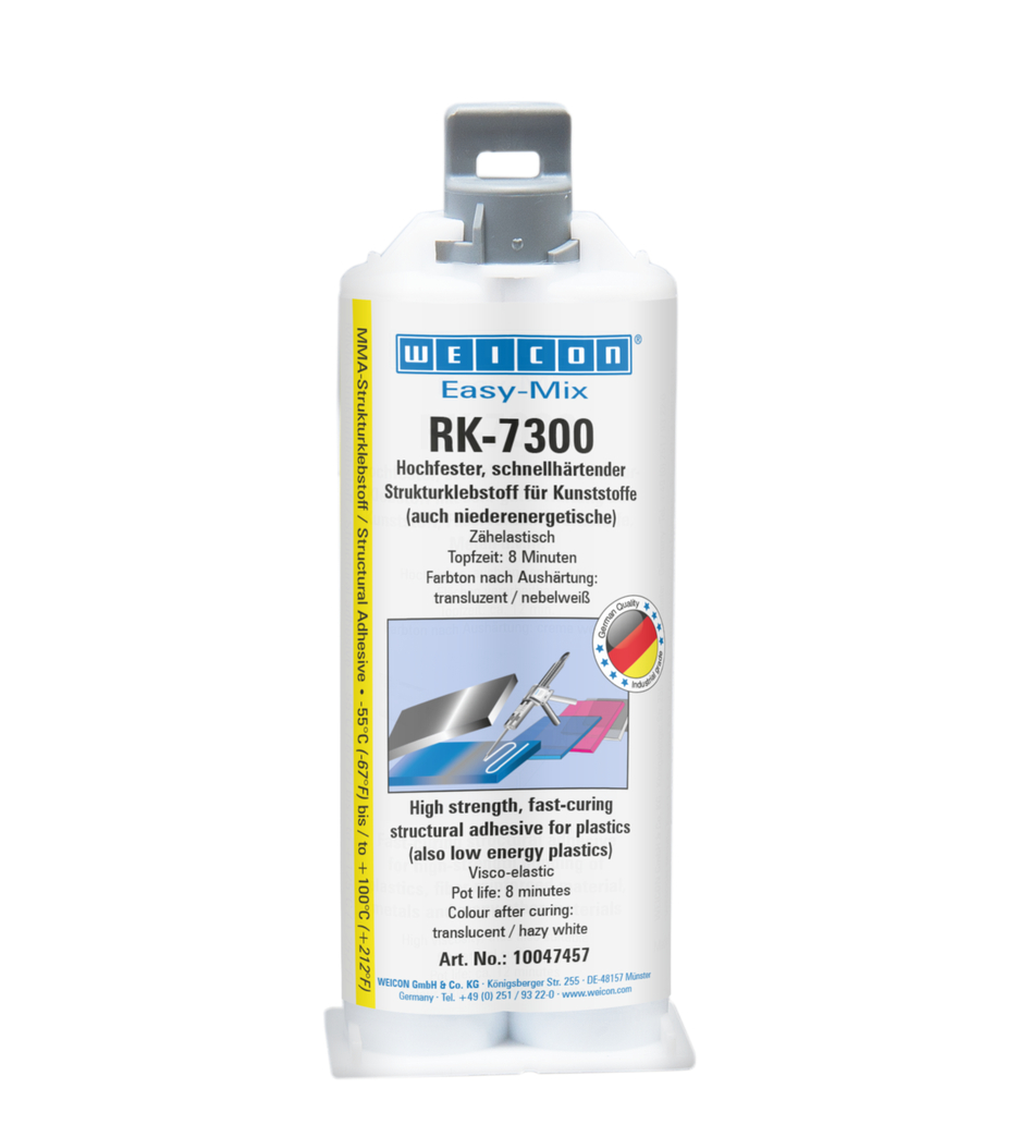 Easy-Mix RK-7300 Acrylat-Strukturklebstoff | Acrylat-Strukturklebstoff für niederenergetische Kunststoffe