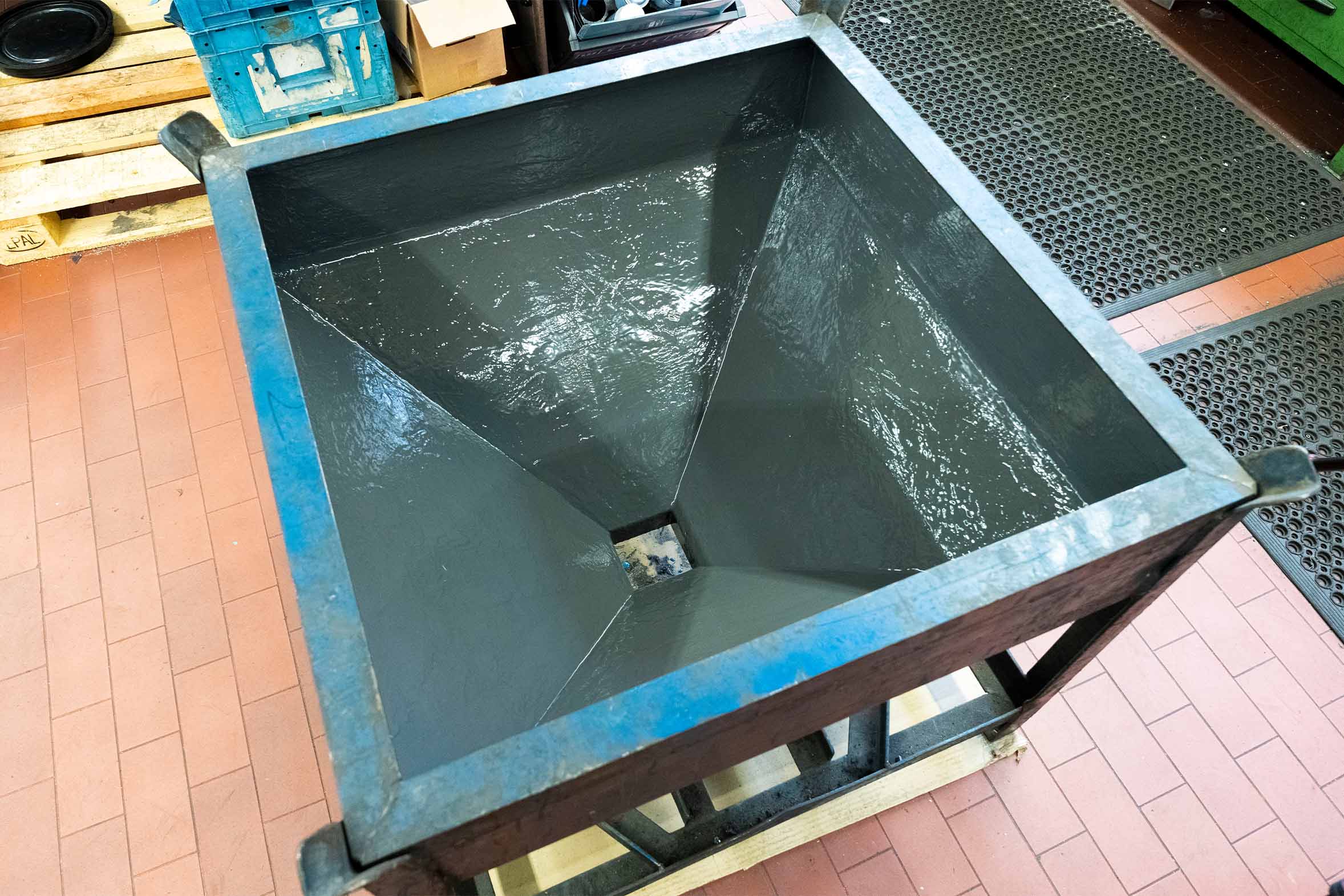 beschichtete Trichterpalette